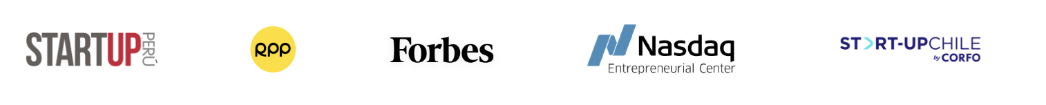 Startup Perú, RPP, Forbes, Nasdaq Entrepreneurial Center, Start-Up Chile